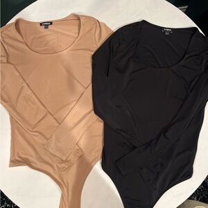 Express Black and Tan Bodysuits for Women